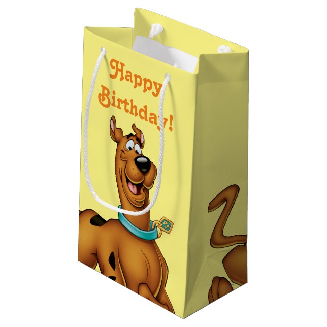 Scooby-Doo Happy Walk Kleine Geschenktüte (Rückseite Schrägansicht)