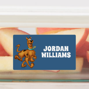 Scooby-Doo Happy Walk Name hinzufügen Etiketten