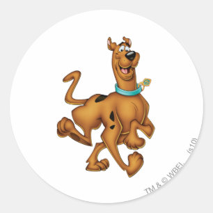 Scooby-Doo Happy Walk Runder Aufkleber