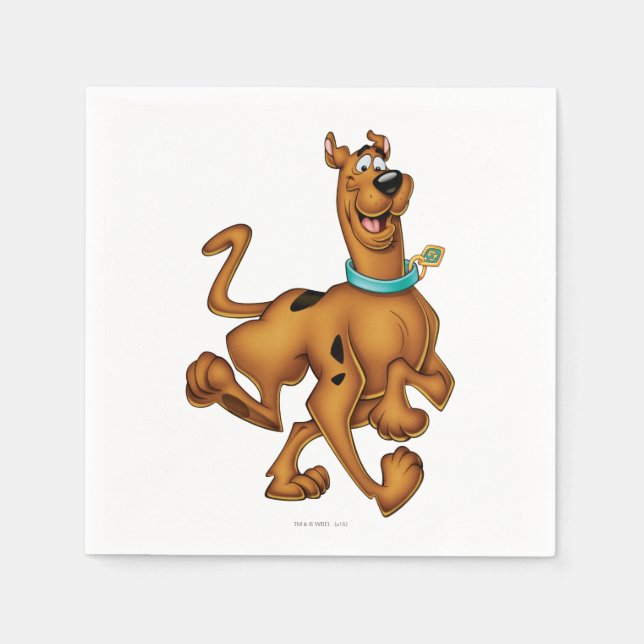 Scooby-Doo Happy Walk Serviette (Vorderseite)