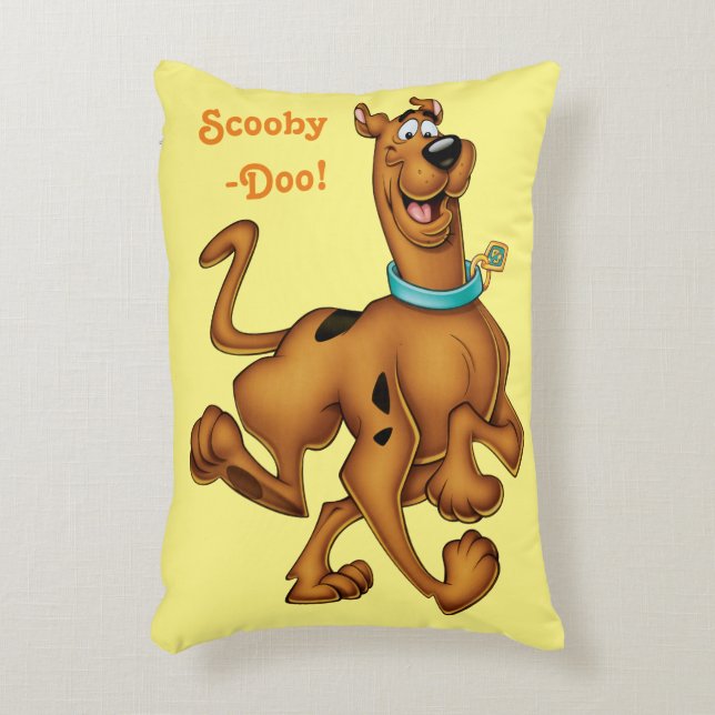 Scooby-Doo Happy Walk Zierkissen (Vorderseite(Vertikal))