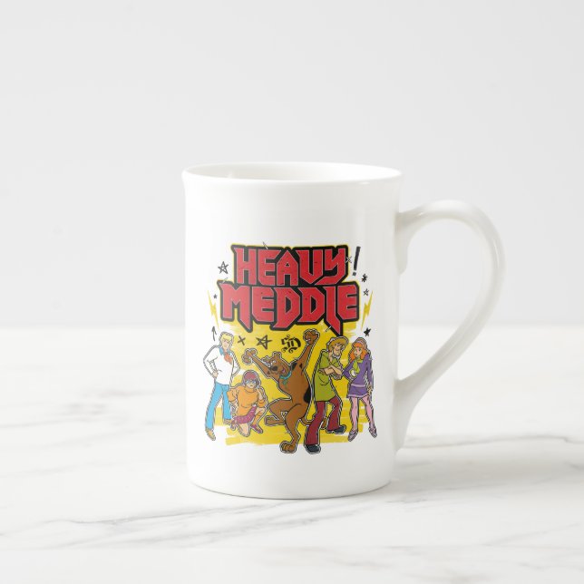 Scooby-Doo | "Heavy Meddle" Grafik Prozellantasse (Rechts)