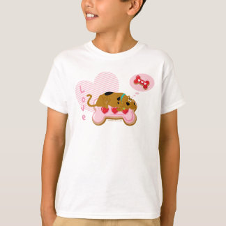 Scooby-Doo - herzdekorierte Scooby-Snacks T-Shirt