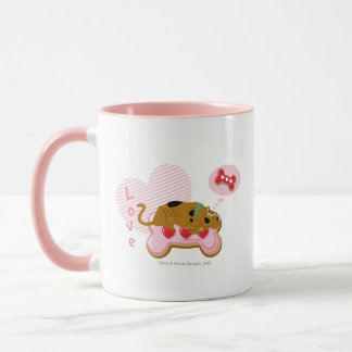 Scooby-Doo - herzdekorierte Scooby-Snacks Tasse