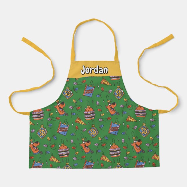 Scooby-Doo Holiday Snack Lichtermuster Schürze (Vorderseite)