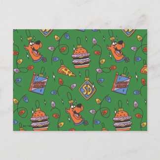 Scooby Doo Holiday Snack Lights Muster Feiertagspostkarte