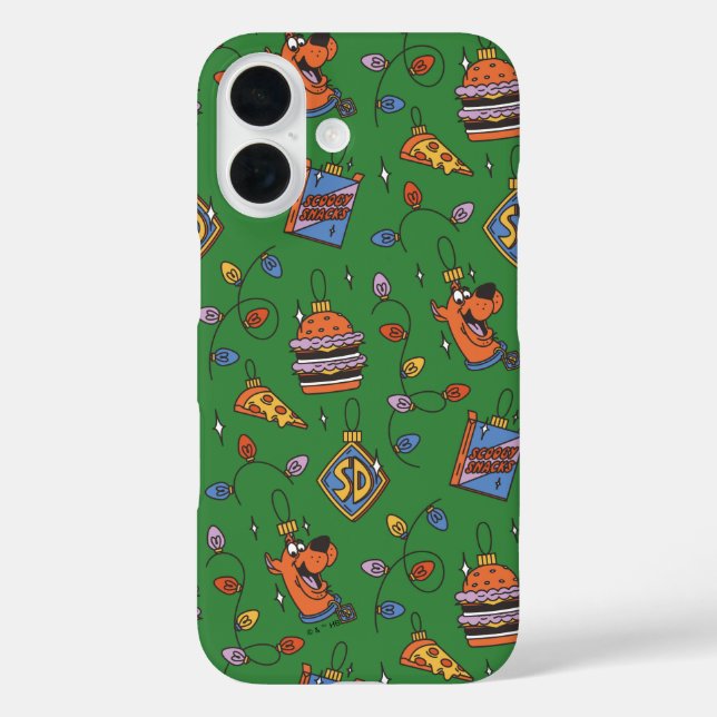 Scooby-Doo Holiday Snack Lights Pattern Case-Mate iPhone Hülle (Rückseite)