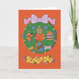 Scooby-Doo Holiday Snack Wreath Grafik Feiertagskarte