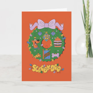 Scooby-Doo Holiday Snack Wreath Grafik Karte