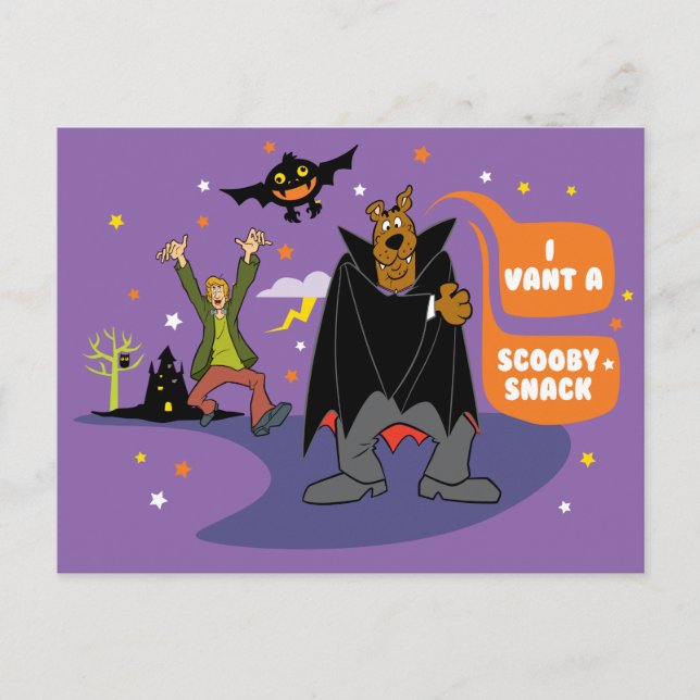 Scooby-Doo | I Vant a Scooby Snack Postkarte (Vorderseite)