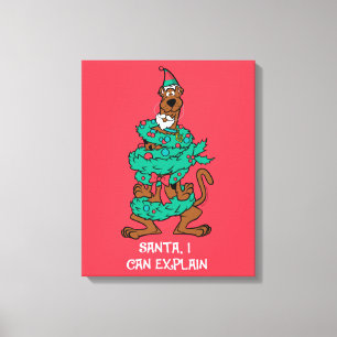 Scooby-Doo ist in Kränden verwickelt Leinwanddruck