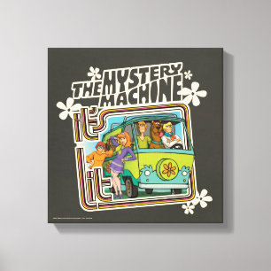 Scooby-Doo   "It's Lit" Mystery Machine Graphic Leinwanddruck