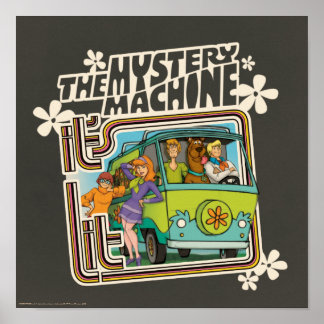 Scooby-Doo | "It's Lit" Mystery Machine Graphic Poster
