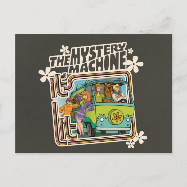 Scooby-Doo | "It's Lit" Mystery Machine Graphic Postkarte (Vorderseite)