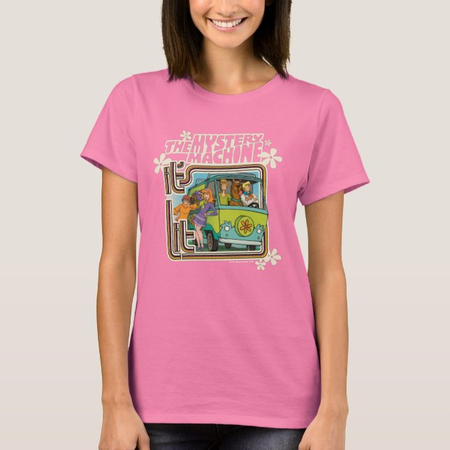 Scooby-Doo | "It's Lit" Mystery Machine Graphic T-Shirt (Vorderseite)