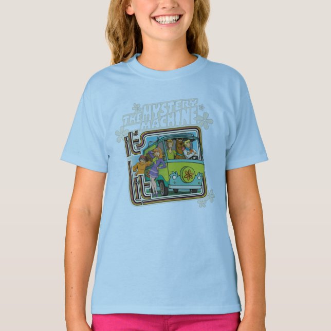 Scooby-Doo | "It's Lit" Mystery Machine Graphic T-Shirt (Vorderseite)