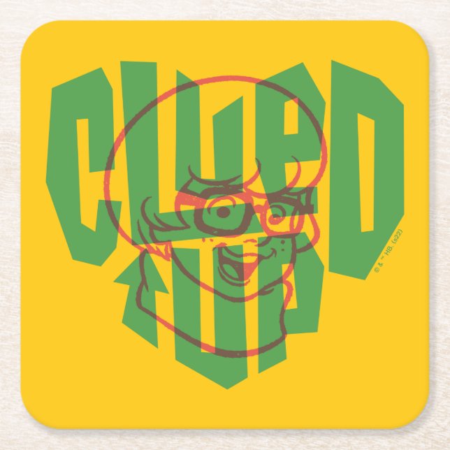 Scooby-Doo | Klugen Rechteckiger Pappuntersetzer (Vorderseite)