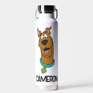 Scooby-Doo lächelnd Gesicht | Name hinzufügen Trinkflasche