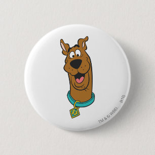 Scooby-Doo lächelndes Gesicht Button