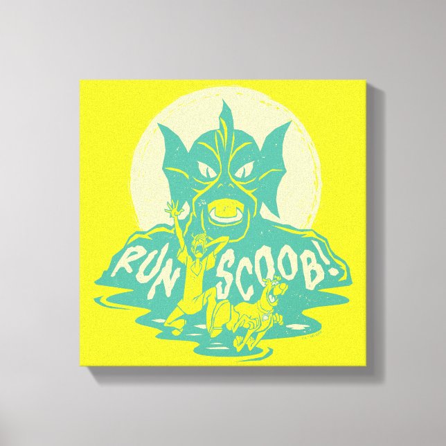 Scooby-Doo | Lauf Scoob! Leinwanddruck (Vorderseite)
