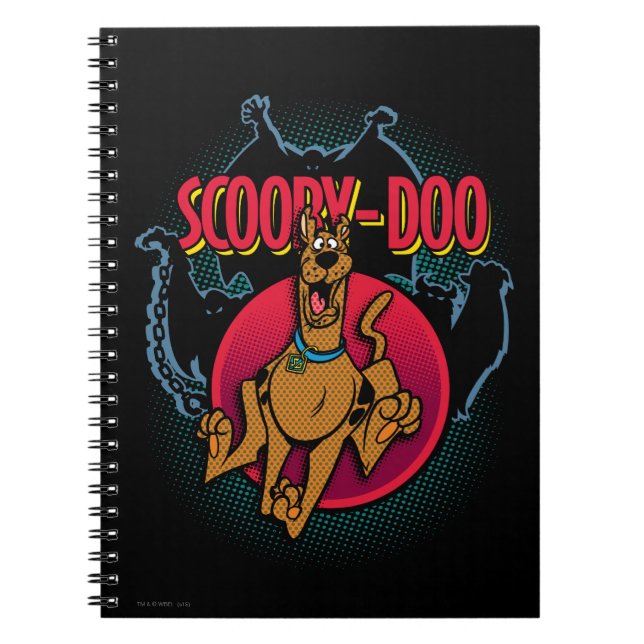 Scooby-Doo läuft von Geistern grafisch Notizblock (Vorderseite)
