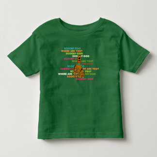 Scooby-Doo läuft "Wo bist du?" Kleinkind T-shirt