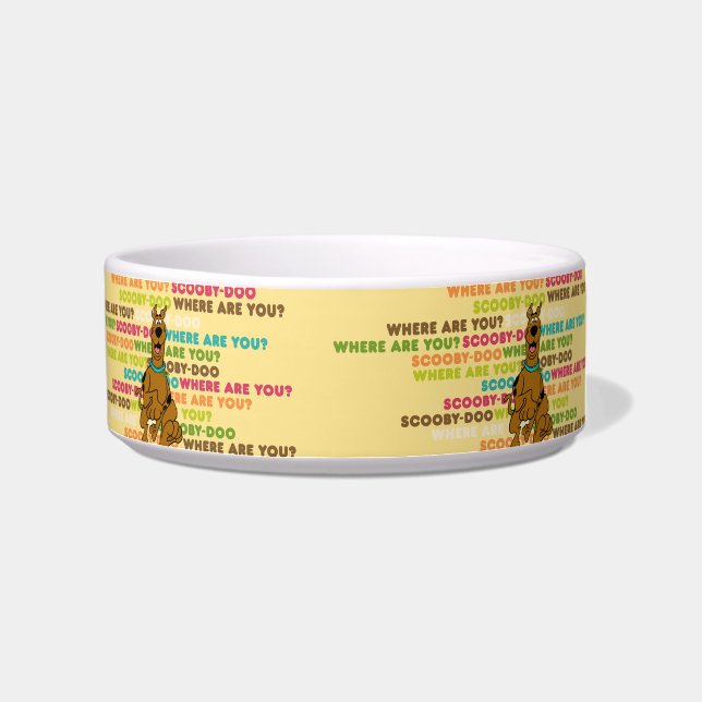 Scooby-Doo läuft "Wo bist du?" Napf (Rechts)