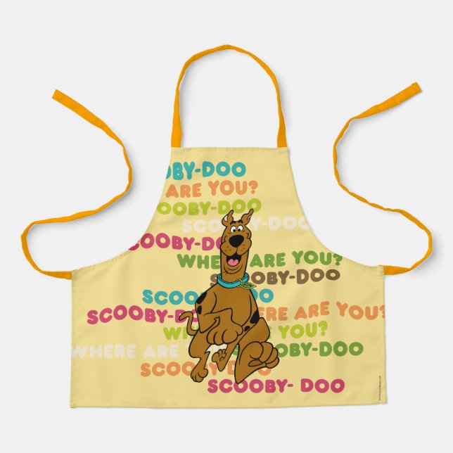 Scooby-Doo läuft "Wo bist du?" Schürze (Vorderseite)