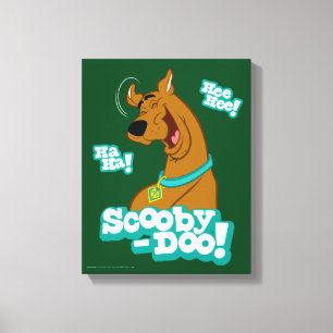 Scooby Doo Laughing Leinwanddruck