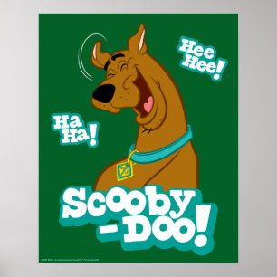 Scooby Doo Laughing Poster