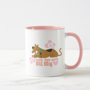 Scooby-Doo "Liebe dich mit meinem ganzen Herzen" Tasse