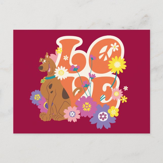 Scooby-Doo "Liebe" Postkarte (Vorderseite)