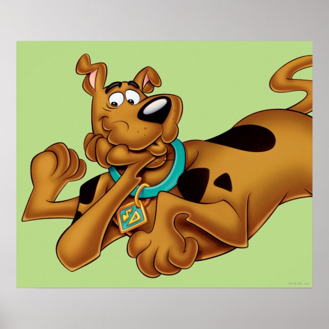 Scooby-Doo lying Down Poster (Vorne)