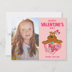 Scooby Doo mag dich Valentinstag Mitteilungskarte