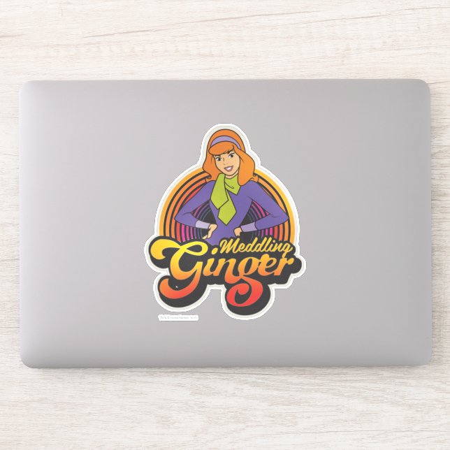 Scooby-Doo | "Meddling Ginger" Daphne Aufkleber (Computer)
