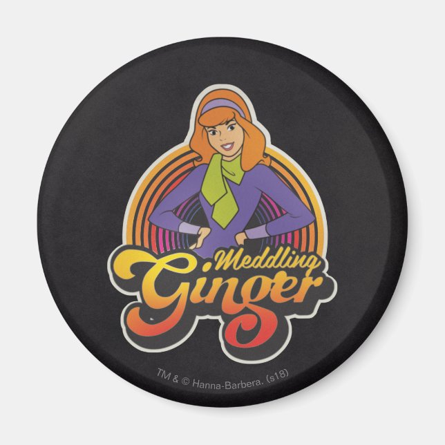 Scooby-Doo | "Meddling Ginger" Daphne Magnet (Vorne)