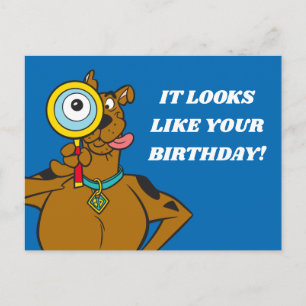 Scooby Doo mit Glass Postkarte