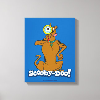 Scooby-Doo mit Lupe Leinwanddruck