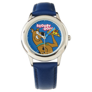 Scooby-Doo mit Pizza-Scheibe Armbanduhr
