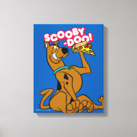 Scooby-Doo mit Pizza-Scheibe