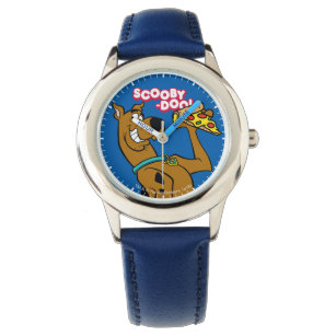 Scooby Doo mit Pizza Slice Armbanduhr