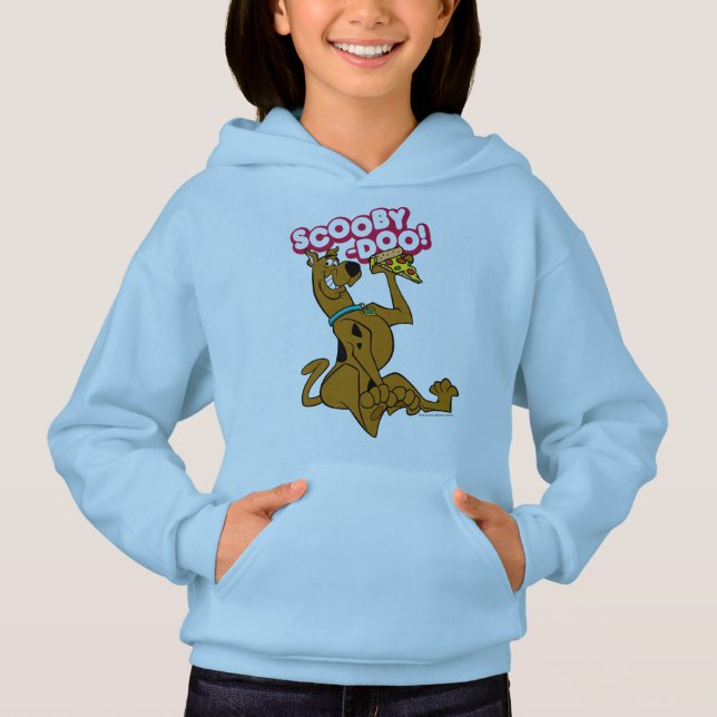 Scooby Doo mit Pizza Slice Hoodie (Vorderseite)