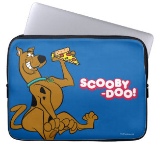Scooby Doo mit Pizza Slice Laptopschutzhülle
