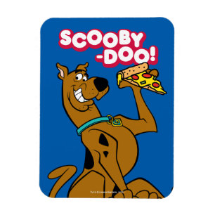 Scooby Doo mit Pizza Slice Magnet