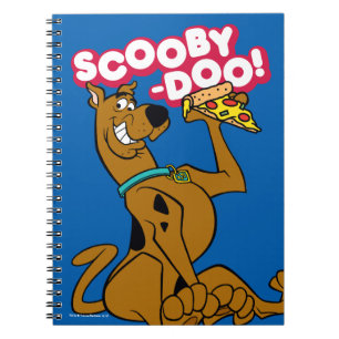 Scooby Doo mit Pizza Slice Notizblock