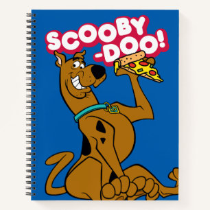 Scooby Doo mit Pizza Slice Notizbuch