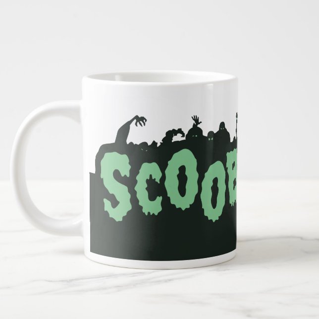 Scooby-Doo! Monster-Silhouette-Logo Jumbo-Tasse (Links)