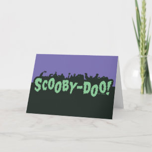 Scooby-Doo! Monster-Silhouette-Logo Karte