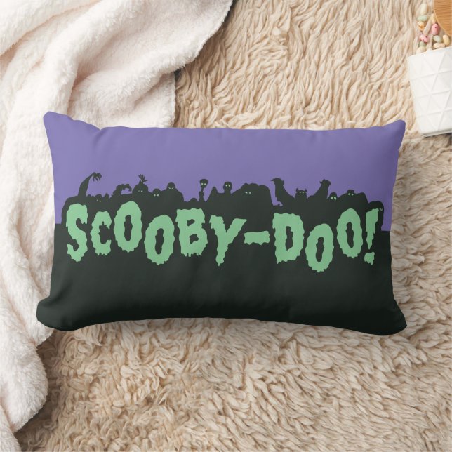Scooby-Doo! Monster-Silhouette-Logo Lendenkissen (Decke)