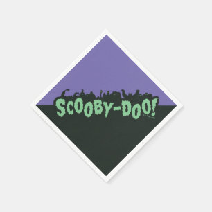 Scooby-Doo! Monster-Silhouette-Logo Serviette